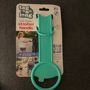 Tag*a*long Walk Along Stroller Handle in Teal Made in USA NWT